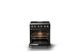 Viking® 5 Series 30" Onyx Pro Style Dual Fuel (LP) Range with Brushed Brass Trim-1