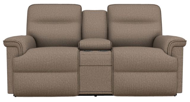 La-Z-Boy® Jay Mushroom Power Reclining Loveseat with Console, Headrest, and Lumbar-1