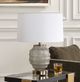 Uttermost® Acosta Antiqued Brass/White Table Lamp-1