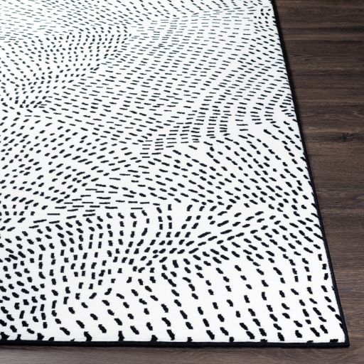 Surya Contempo Black/White 5'x8' Area Rug-1