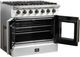 FORNO® Galiano Series Alta Qualita 36" White Pro Style Gas Range-4