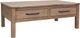 International Furniture Direct Natural Parota Brown Cappuccino Cocktail Table-0
