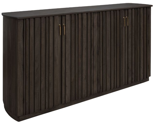 International Furniture Direct Mezquite Natural Guamuchil 4-Door Console-0