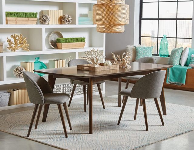 Coaster® Malone Dark Walnut Dining Table-2