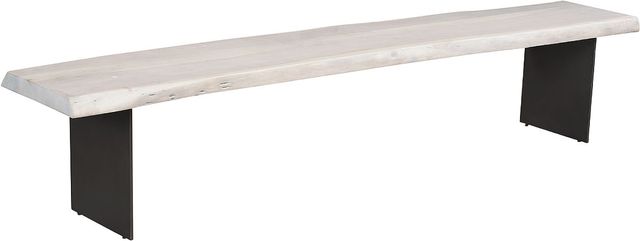 Moe's Home Collection Evans White Dining Bench-0