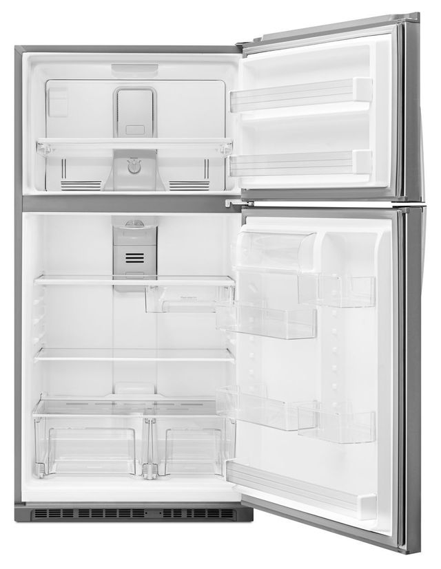 Whirlpool® 33 in. 21.3 Cu. Ft. Monochromatic Stainless Steel Top Freezer Refrigerator-2
