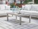 Signature Design by Ashley® Hurley Park Gray Aluminum/Stone Outdoor Cocktail Table-3