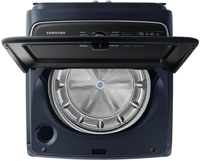 Samsung 5.4 Cu. Ft. Brushed Navy Impeller Top Load Washer-2