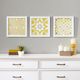 Olliix by Madison Park Yellow Set of 3 Tuscan Tiles Framed Gel Coated Paper Prints-1
