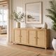 Crestview Barbados Natural 4-Door Sideboard-1