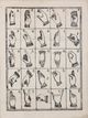StyleCraft Vintage Sign Language Alphabet Black/Gray Wall Art-1