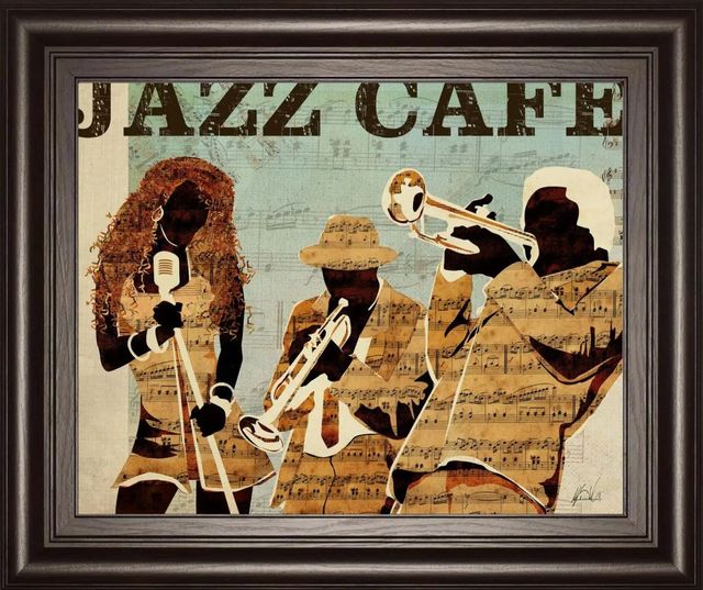 Classy Art Jazz CafŽ by Kyle Mosher Wall Art-0