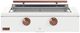 Caliber™ Rockwell Social 2-Burner Matte White Built-In Natural Gas Grill with Copper Hardware-0