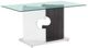 Global Furniture USA D219DT 7-Piece White Dining Set-2