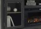 Signature Design by Ashley® Foyland Black/Brown Electric Fireplace TV Stand-3