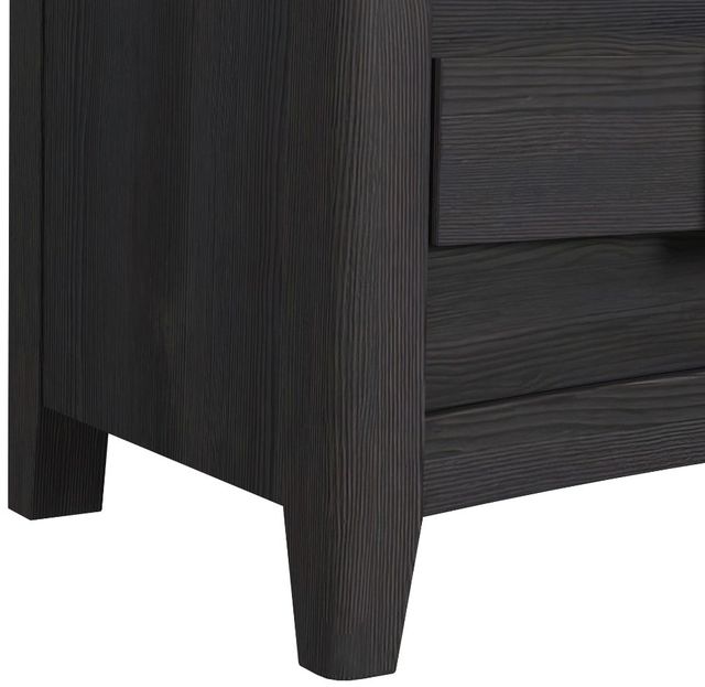 Elements International Tobias Black Nightstand-3