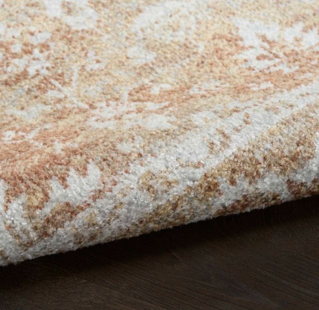 Nourison Home™ Astra Machine Washable Rust Multicolor 5'x7' Area Rug-3
