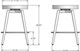 Amisco Customizable Nox Swivel Counter Stool-2