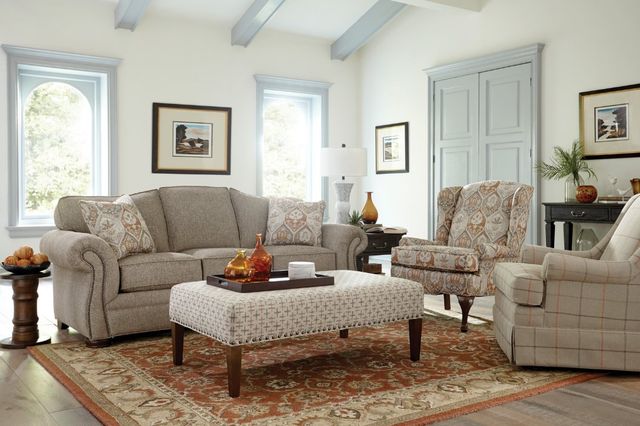 Craftmaster® Customizable Craftmaster Essentials Three Cushion Sofa-1
