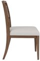 Riverside Furniture Delia 2-Piece Nouveau Walnut/White Dining Side Chair-3