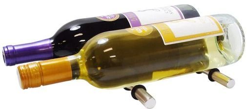 Vinotemp® Epicureanist 2 Bottle Stainless Steel Wine Peg -2