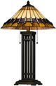 Cal® Lighting & Accessories Tiffany Dark Bronze Table Lamp-2