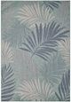 KAS Rugs Provo Aqua Palms 5'x8' Area Rug-0