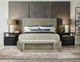 Hooker® Furniture Linville Falls Mill Ridge Mink King Panel Bed-1