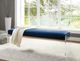 TOV Furniture Envy Antique Blue Vegan Velvet/Acrylic Bench-4