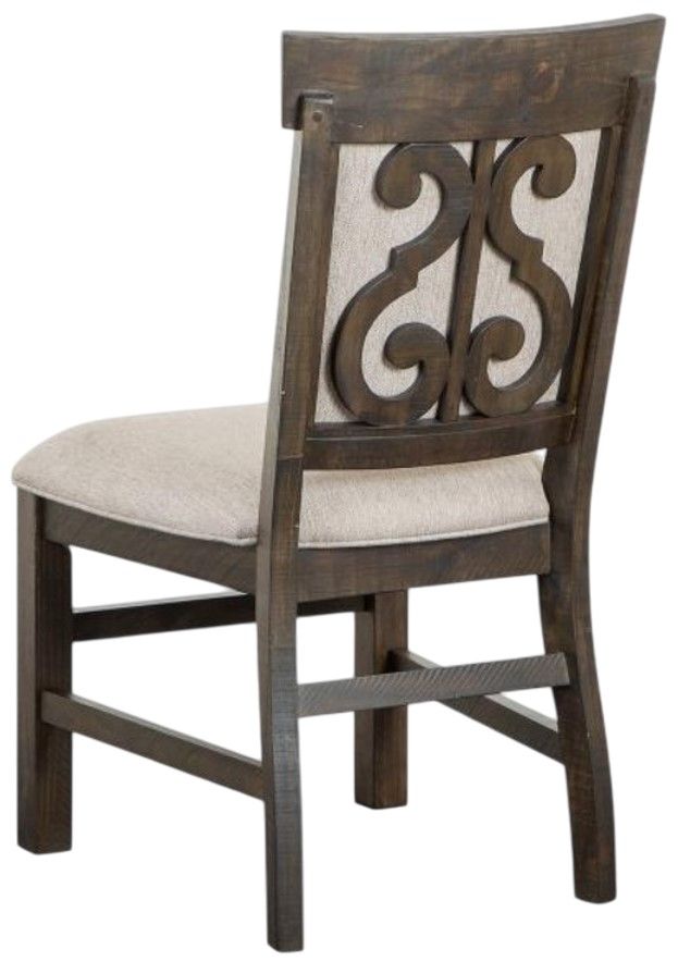 Magnussen Home® Bellamy Peppercorn Dining Side Chair-3
