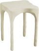 TOV Furniture Skully Cream Fiber Stone Indoor/Outdoor Side Table-3