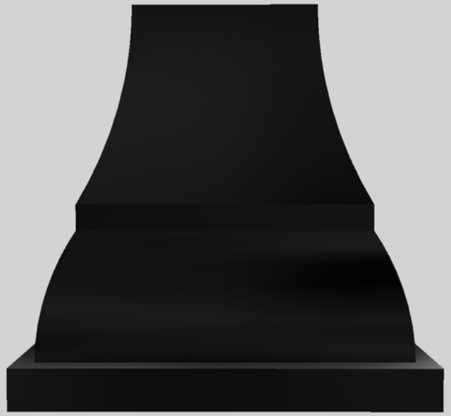 Vent-A-Hood® Designer Series 42" Black Island Range Hood-3