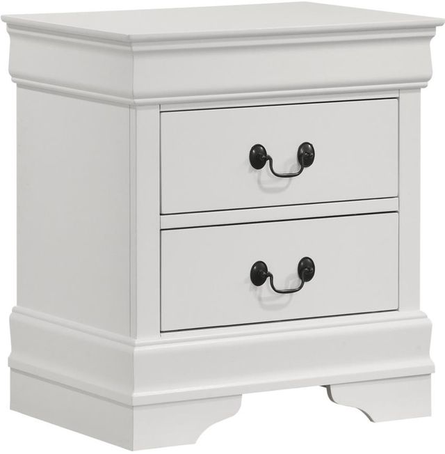 Coaster® Louis Philippe White Nightstand-0