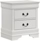 Coaster® Louis Philippe White Nightstand-0