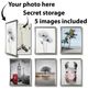 Classy Living Creative Silver Secret Storage Wall Art-0