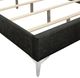 New Classic® Home Furnishings Huxley Black California King Upholstered Panel Bed-3