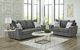 Signature Design by Ashley® Stairatt 2-Piece Gravel Sofa and Loveseat-3