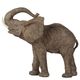 A & B Home Nickel Trumpeting Elephant Accent-0