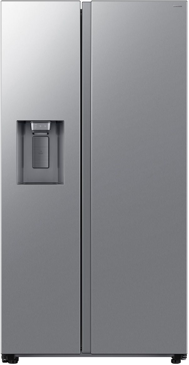 Samsung Bespoke AI 36" 27.4 Cu. Ft. Fingerprint Resistant Stainless Steel Side-by-Side Refrigerator with Sphere Ice™-0