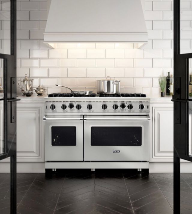 Viking® 5 Series 48” Spiced Cider Pro Style Liquid Propane Gas Range-6