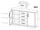 International Furniture Direct Balam Stained White Buffet-2