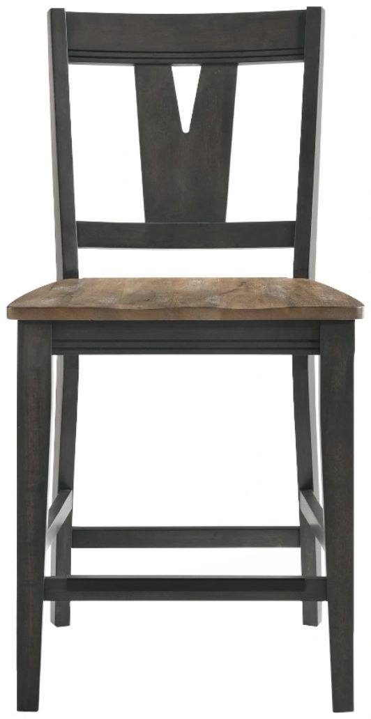 Intercon Harper Brushed Brown/Pecan Bar Stool-2