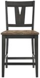 Intercon Harper Brushed Brown/Pecan Bar Stool-2