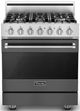 Viking® 3 Series 30" Damascus Gray Pro Style Gas Range-0