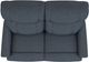 La-Z-Boy® Pinnacle Navy Power Wall Reclining Loveseat with Headrest and Lumbar-4