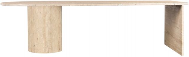 Meridian Furniture Salerno Travertine Coffee Table-1