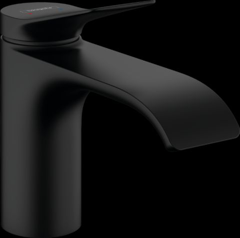 Hansgrohe Vivenis Matte Black 3" Single-Hole Faucet with Pop-Up Drain-0