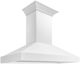 ZLINE 48" Smooth Bright White Wall Mounted Range Hood-1