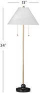Bassett Mirror Winfield Black/Brass Table Lamp-3