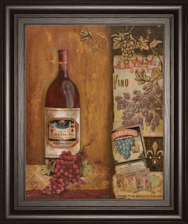 Classy Art Vintage Red by Tava Studio Wall Art-0